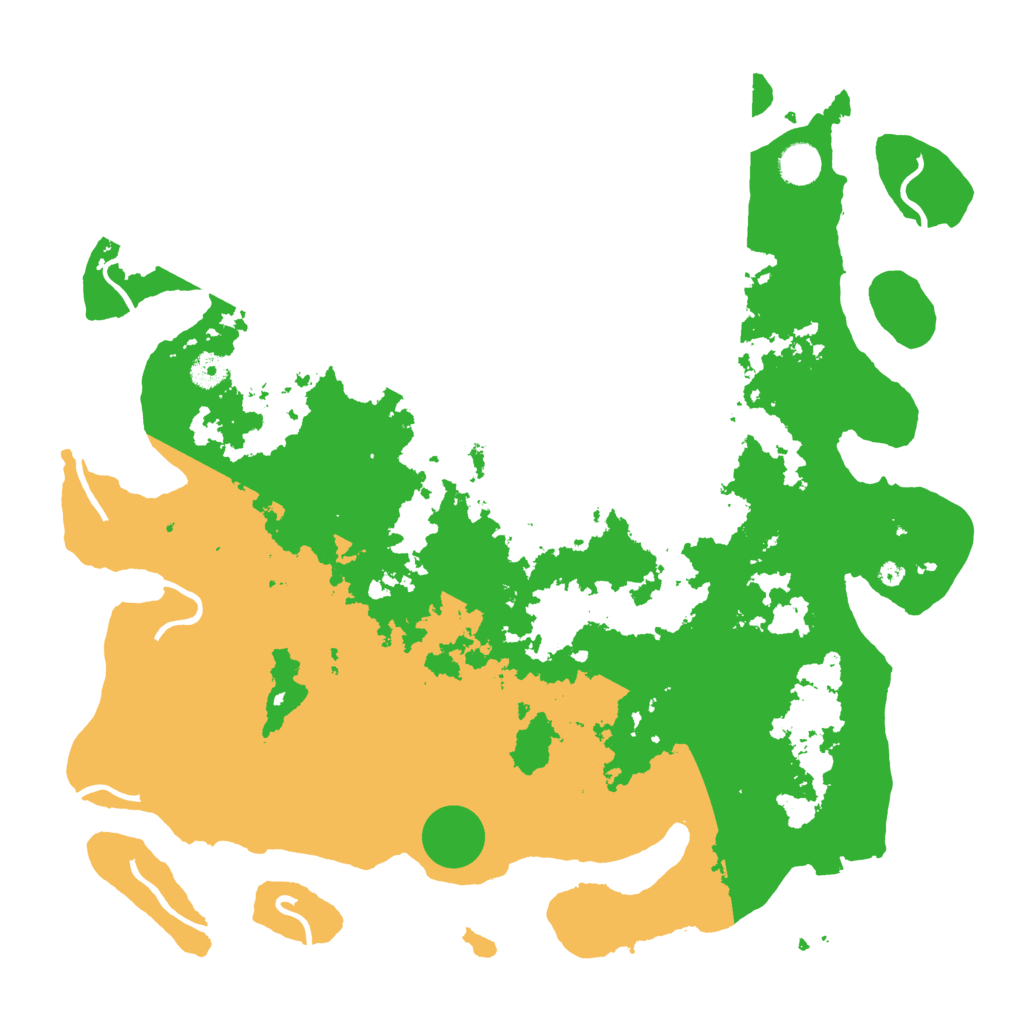 Biome Rust Map: Procedural Map, Size: 4300, Seed: 62895402