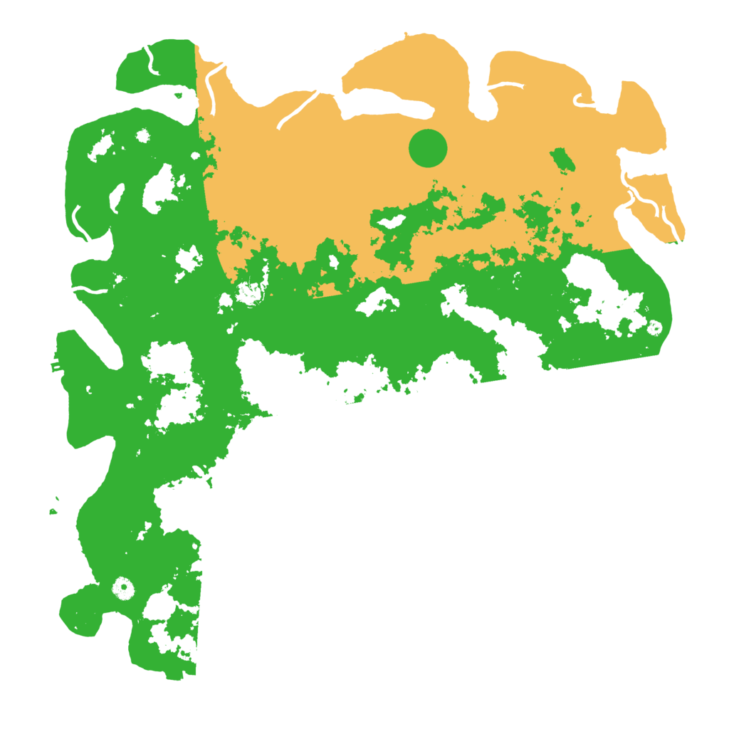 Biome Rust Map: Procedural Map, Size: 5000, Seed: 11111945