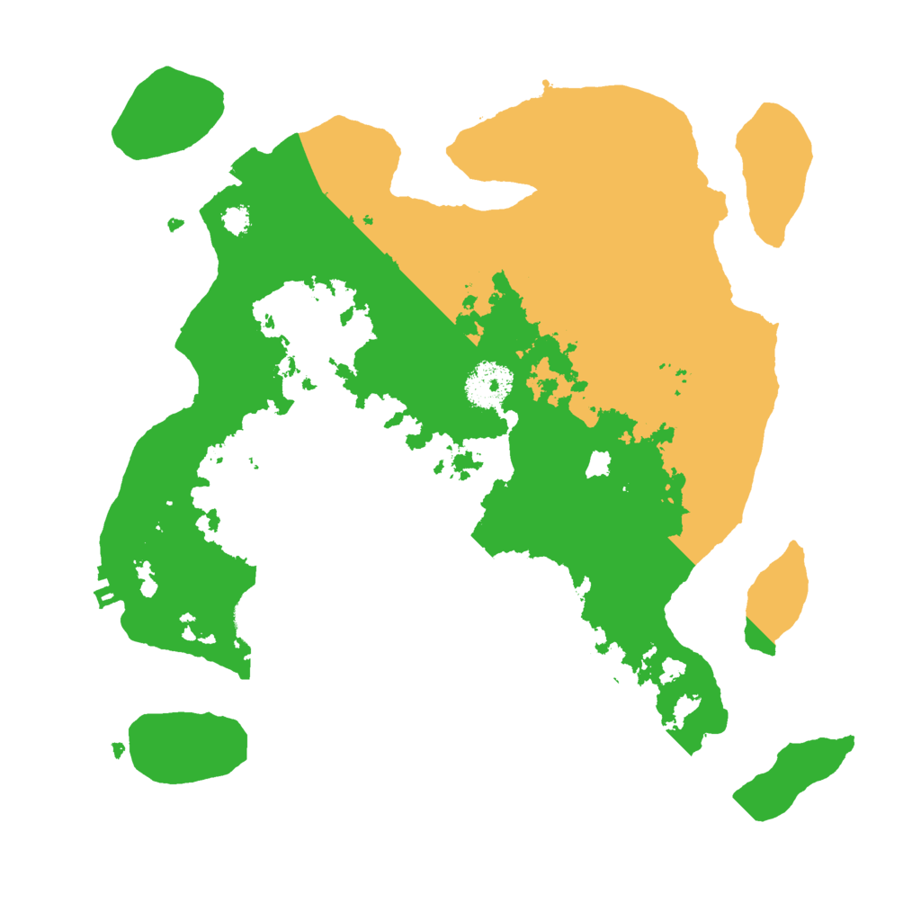 Biome Rust Map: Procedural Map, Size: 3000, Seed: 21163