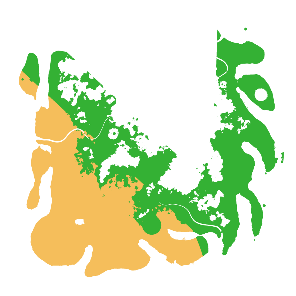 Biome Rust Map: Procedural Map, Size: 4100, Seed: 16481568