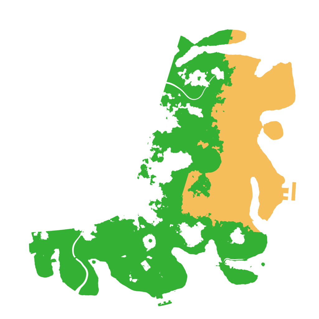 Biome Rust Map: Procedural Map, Size: 3500, Seed: 3426446