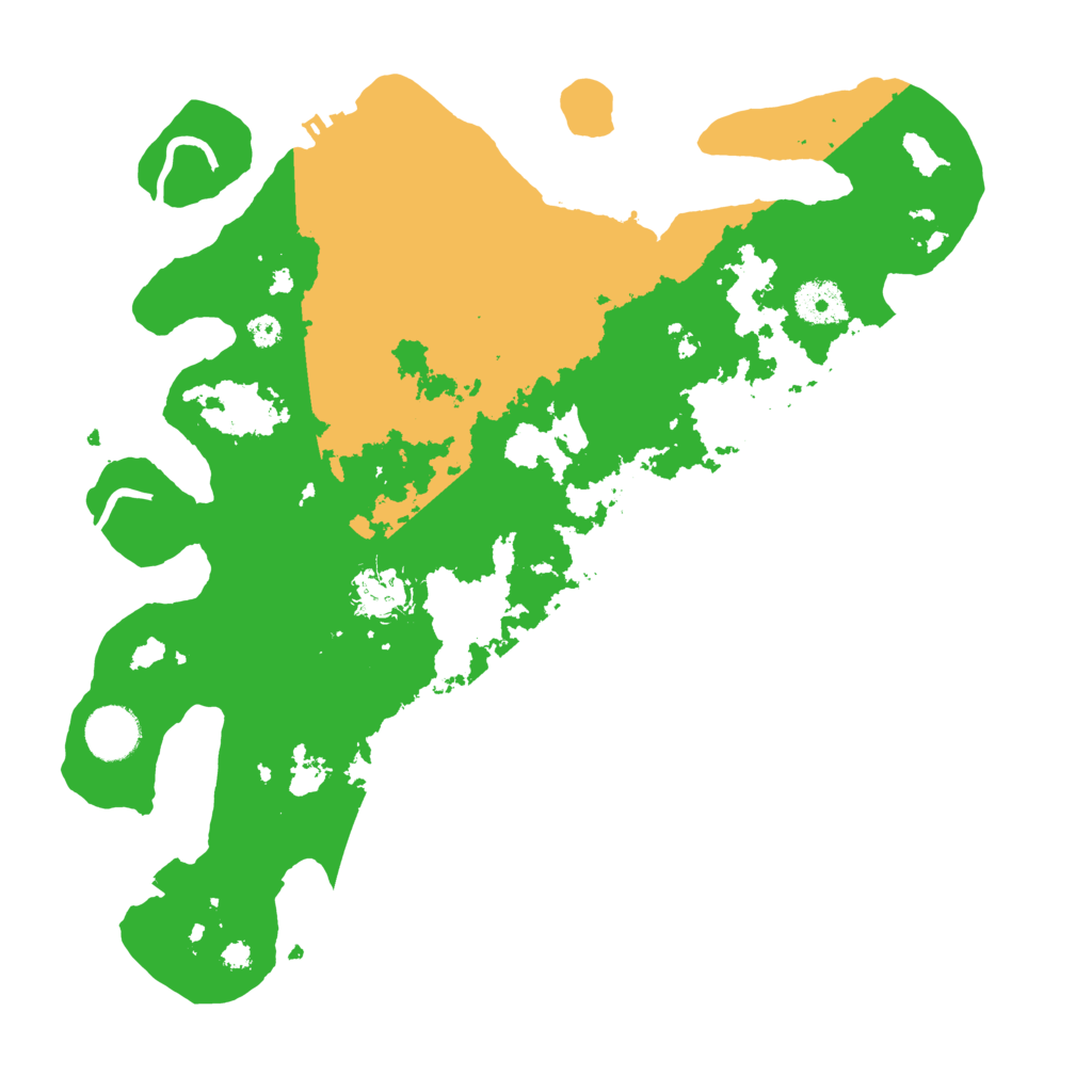 Biome Rust Map: Procedural Map, Size: 3500, Seed: 65432