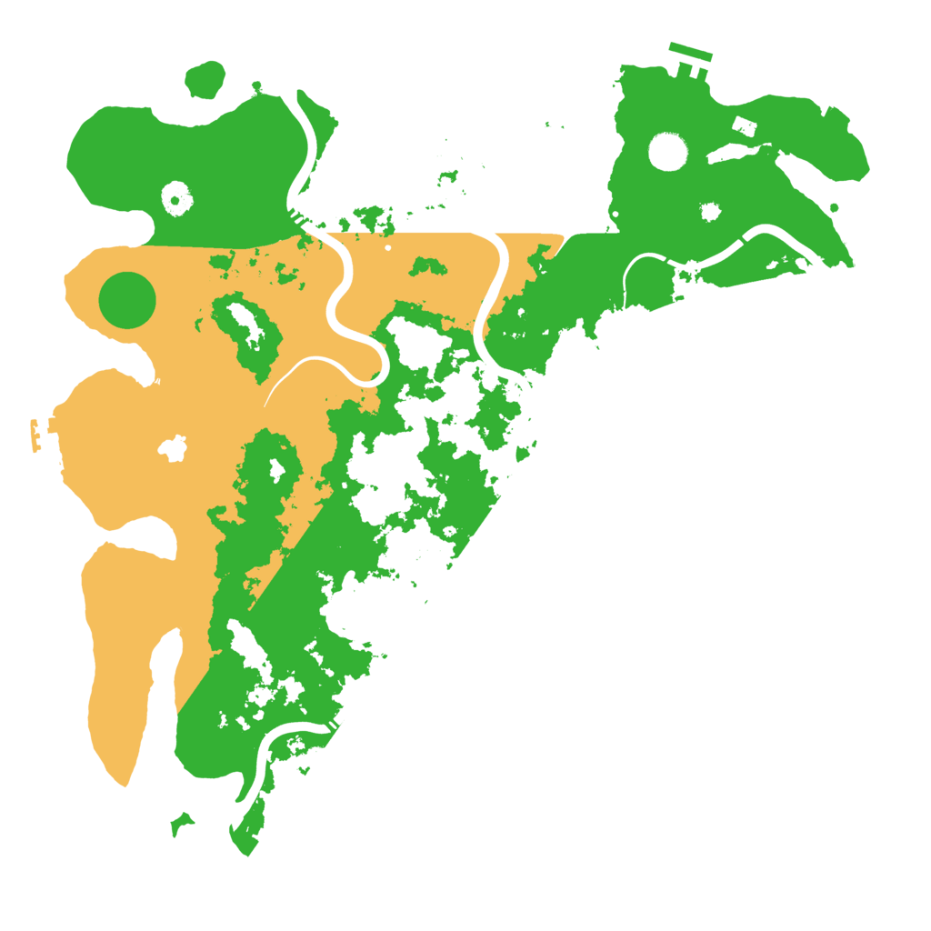 Biome Rust Map: Procedural Map, Size: 4300, Seed: 1043