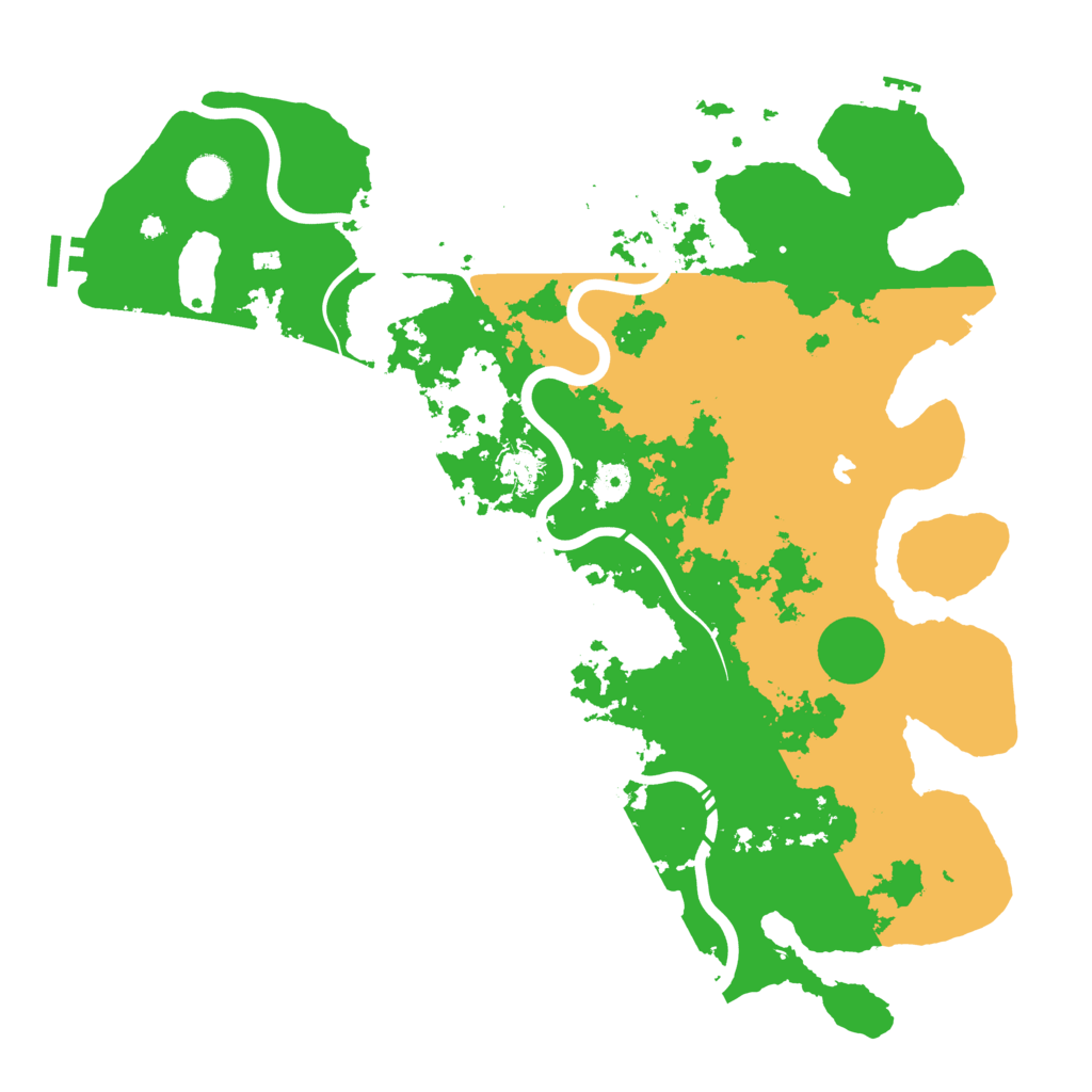 Biome Rust Map: Procedural Map, Size: 4300, Seed: 18935848