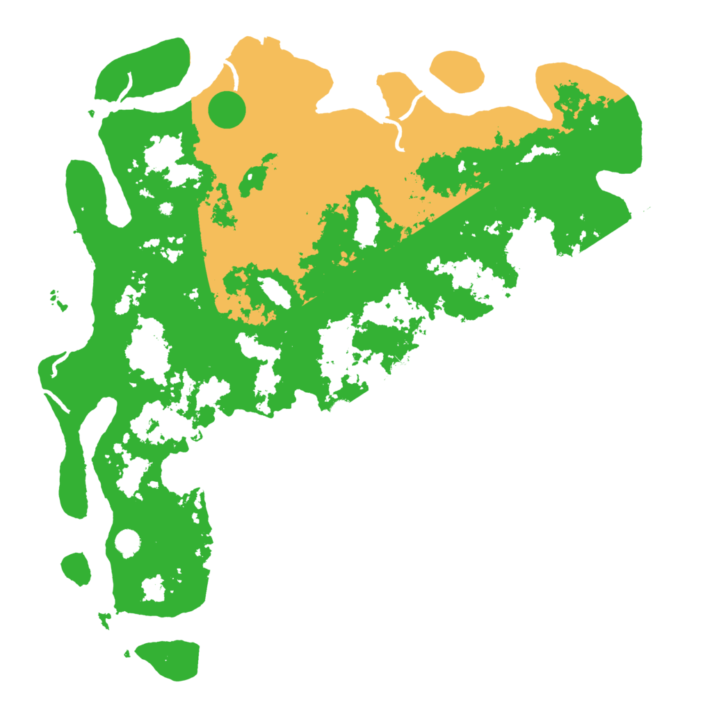 Biome Rust Map: Procedural Map, Size: 5000, Seed: 1080459428