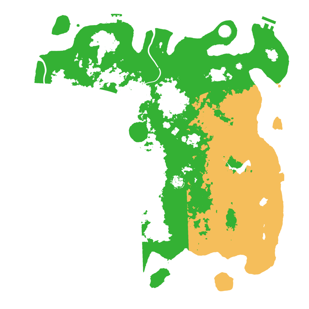 Biome Rust Map: Procedural Map, Size: 4300, Seed: 56131961