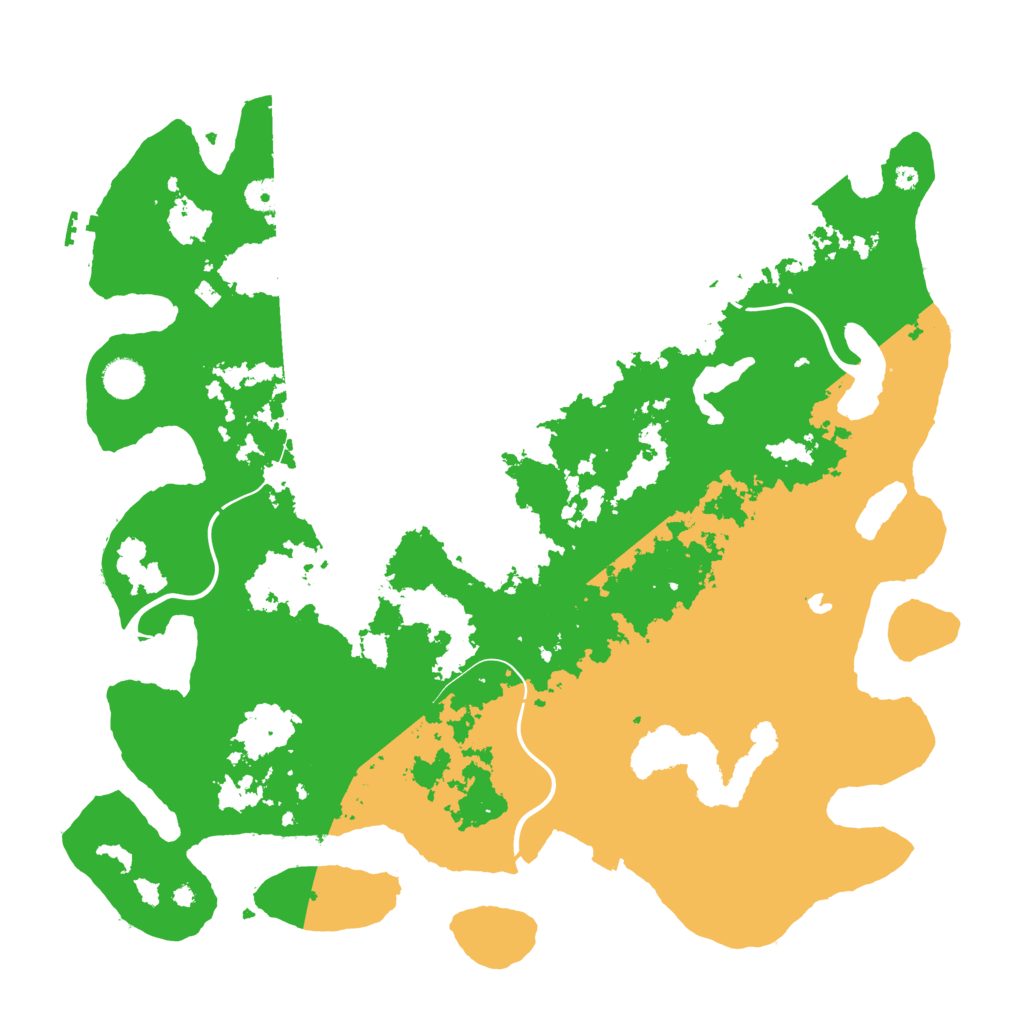 Biome Rust Map: Procedural Map, Size: 4400, Seed: 92323917