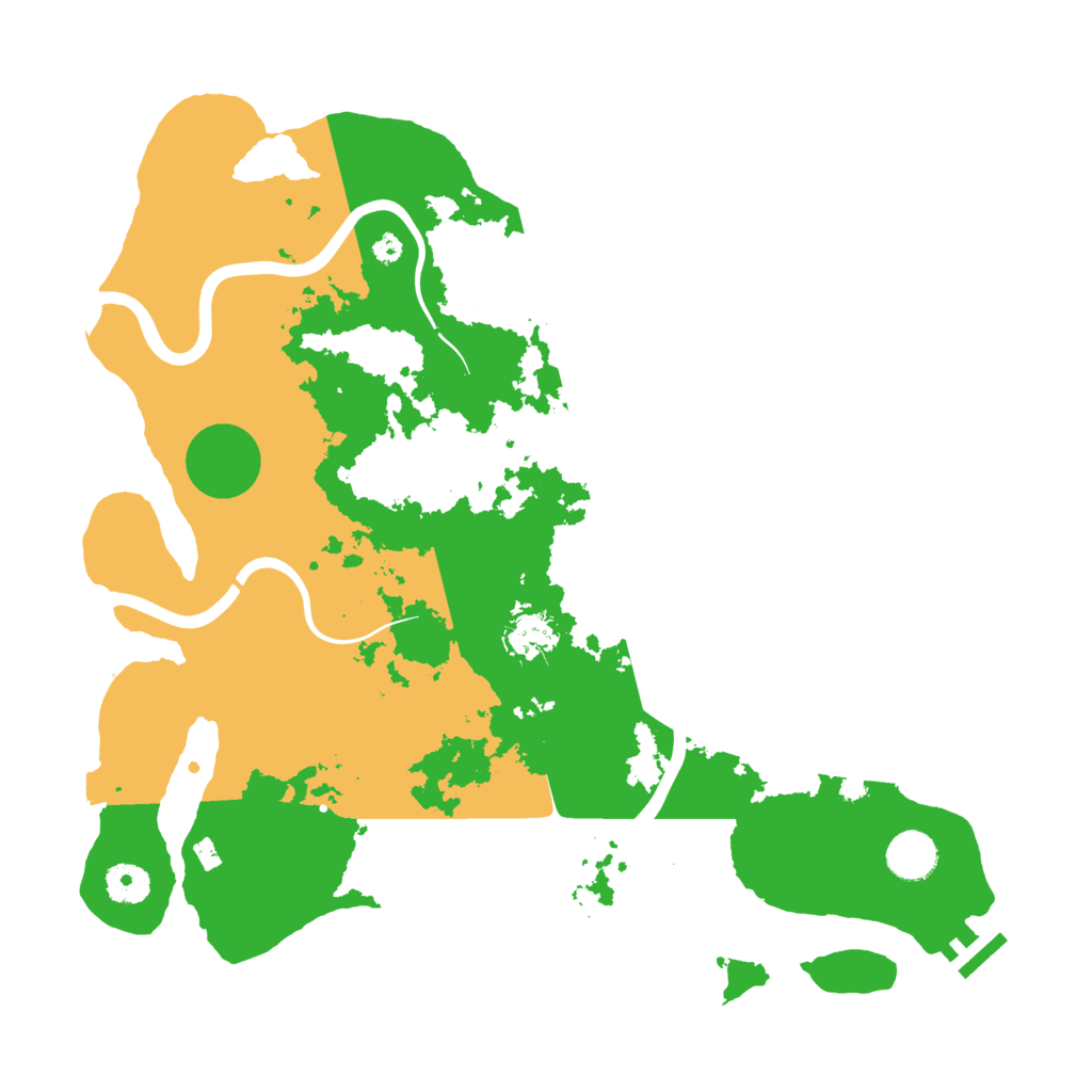 Biome Rust Map: Procedural Map, Size: 3850, Seed: 36601129