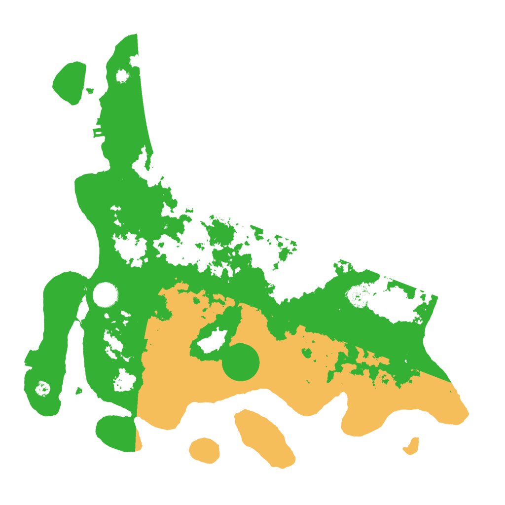 Biome Rust Map: Procedural Map, Size: 3550, Seed: 45362191