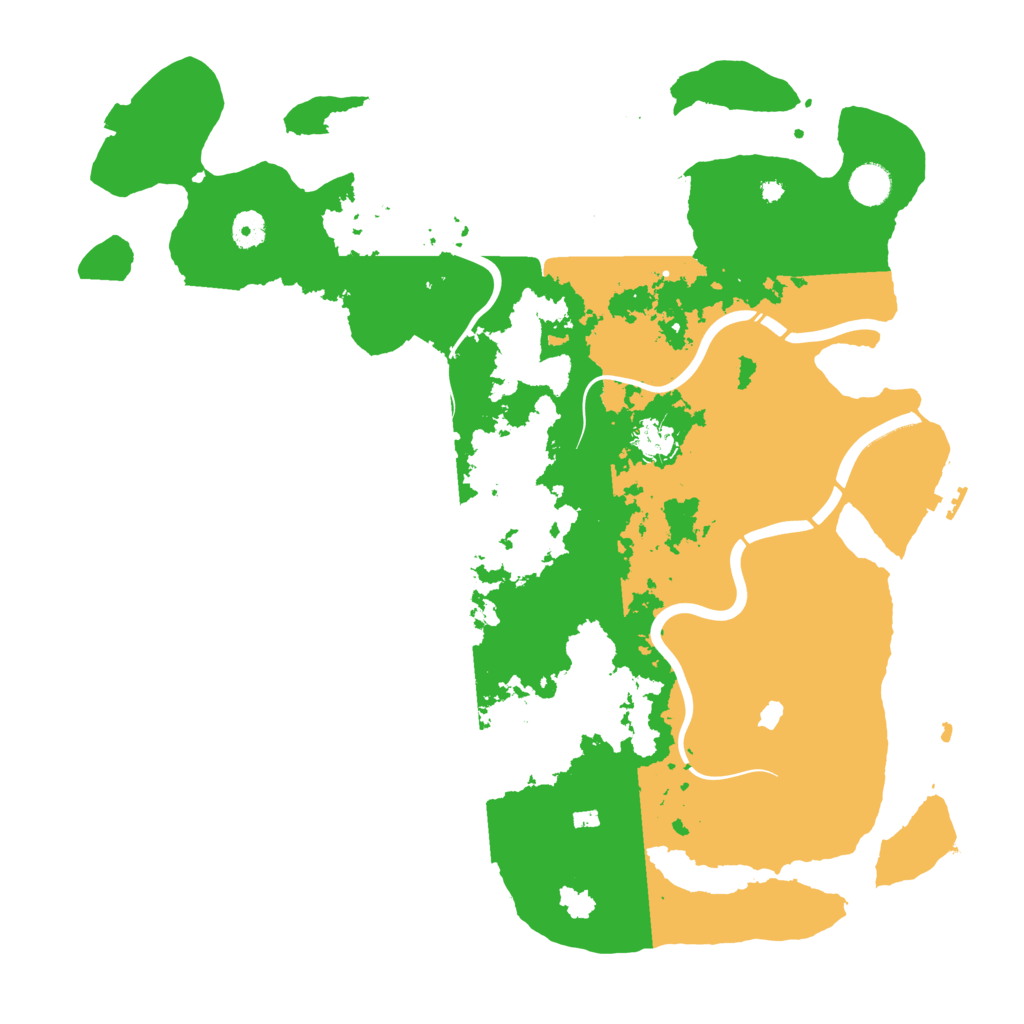 Biome Rust Map: Procedural Map, Size: 4300, Seed: 66187769