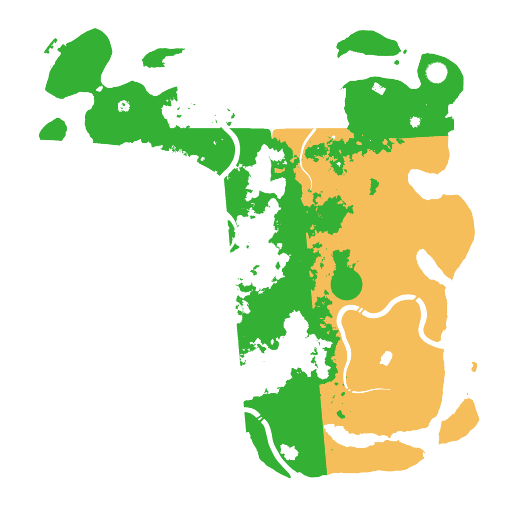 Biome Rust Map: Procedural Map, Size: 4300, Seed: 66187769