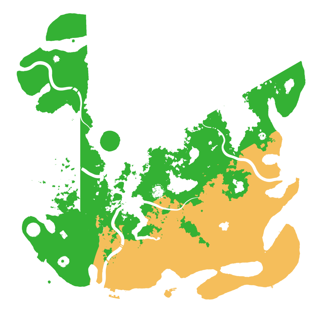 Biome Rust Map: Procedural Map, Size: 4400, Seed: 28697317