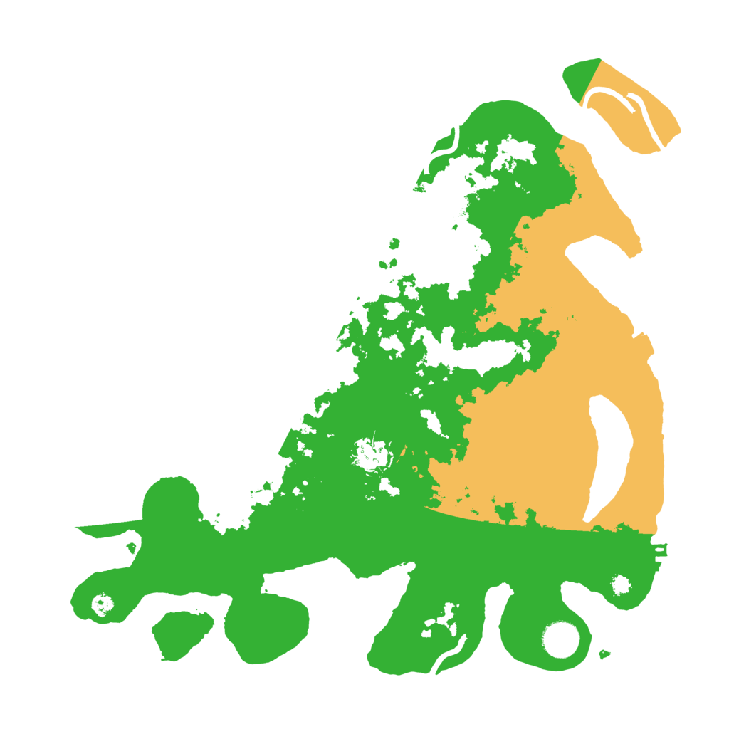 Biome Rust Map: Procedural Map, Size: 3500, Seed: 97625412