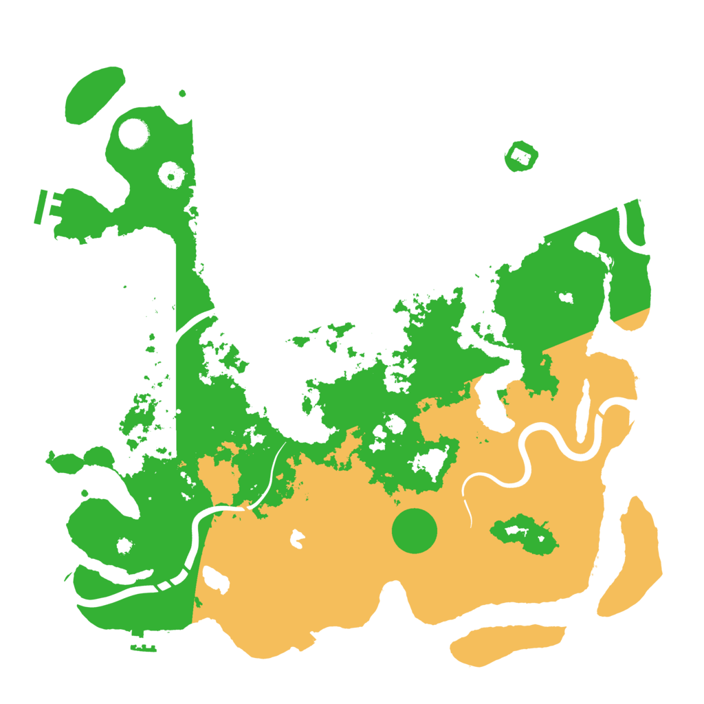 Biome Rust Map: Procedural Map, Size: 4100, Seed: 75975925