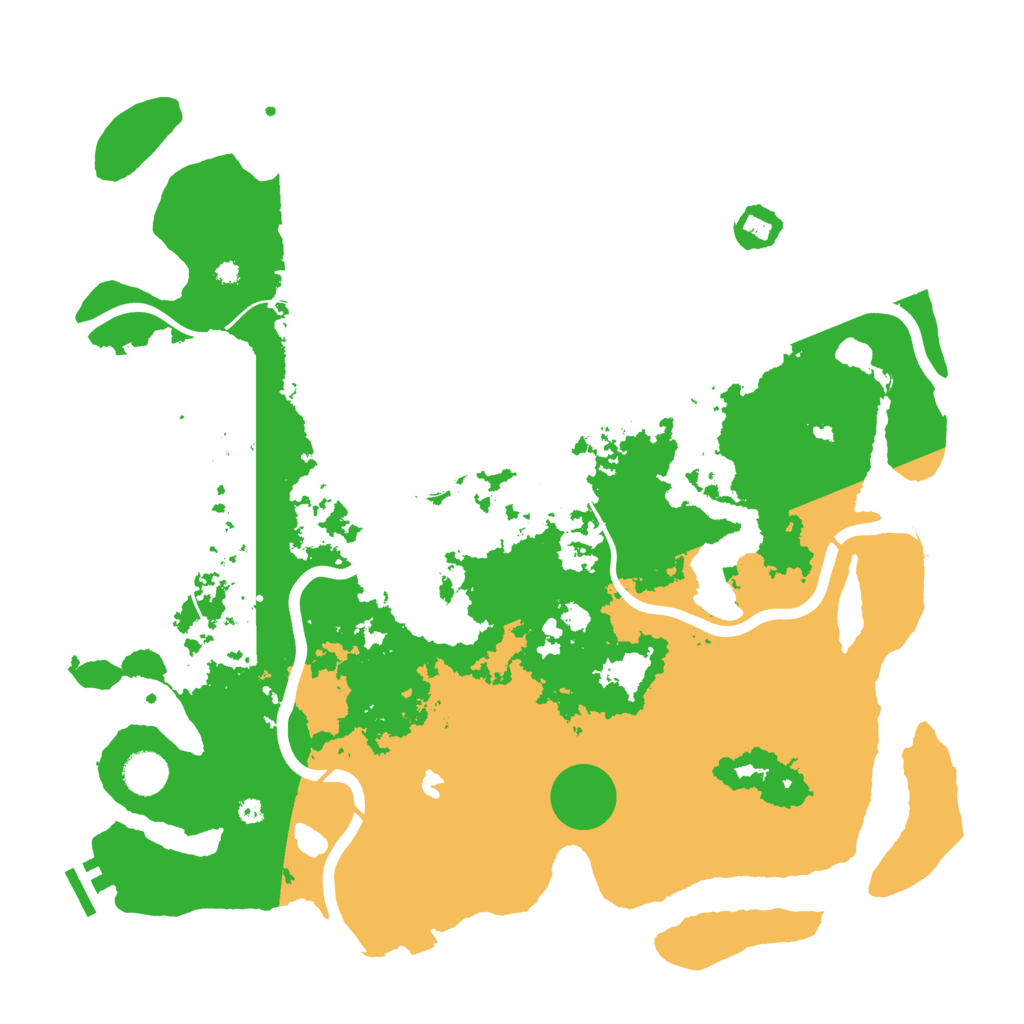Biome Rust Map: Procedural Map, Size: 4100, Seed: 75975925