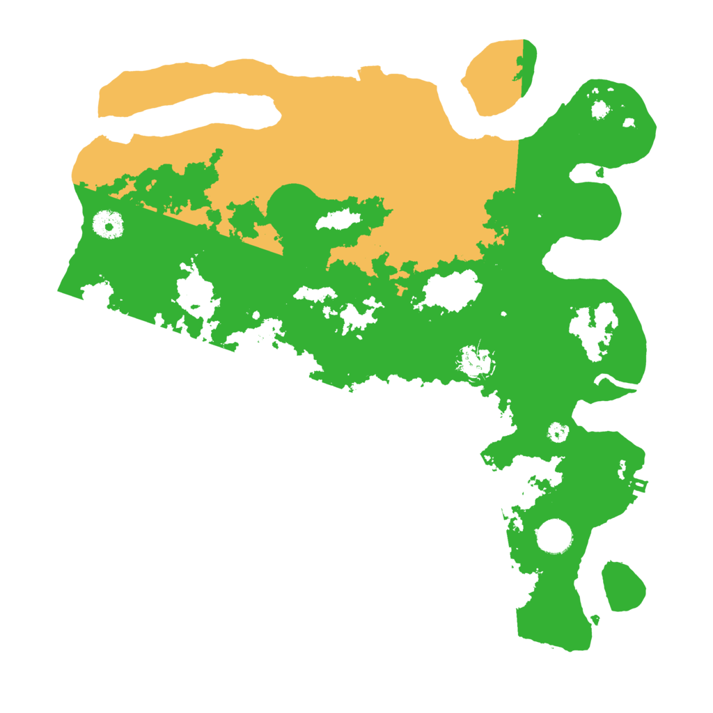 Biome Rust Map: Procedural Map, Size: 3600, Seed: 6964149