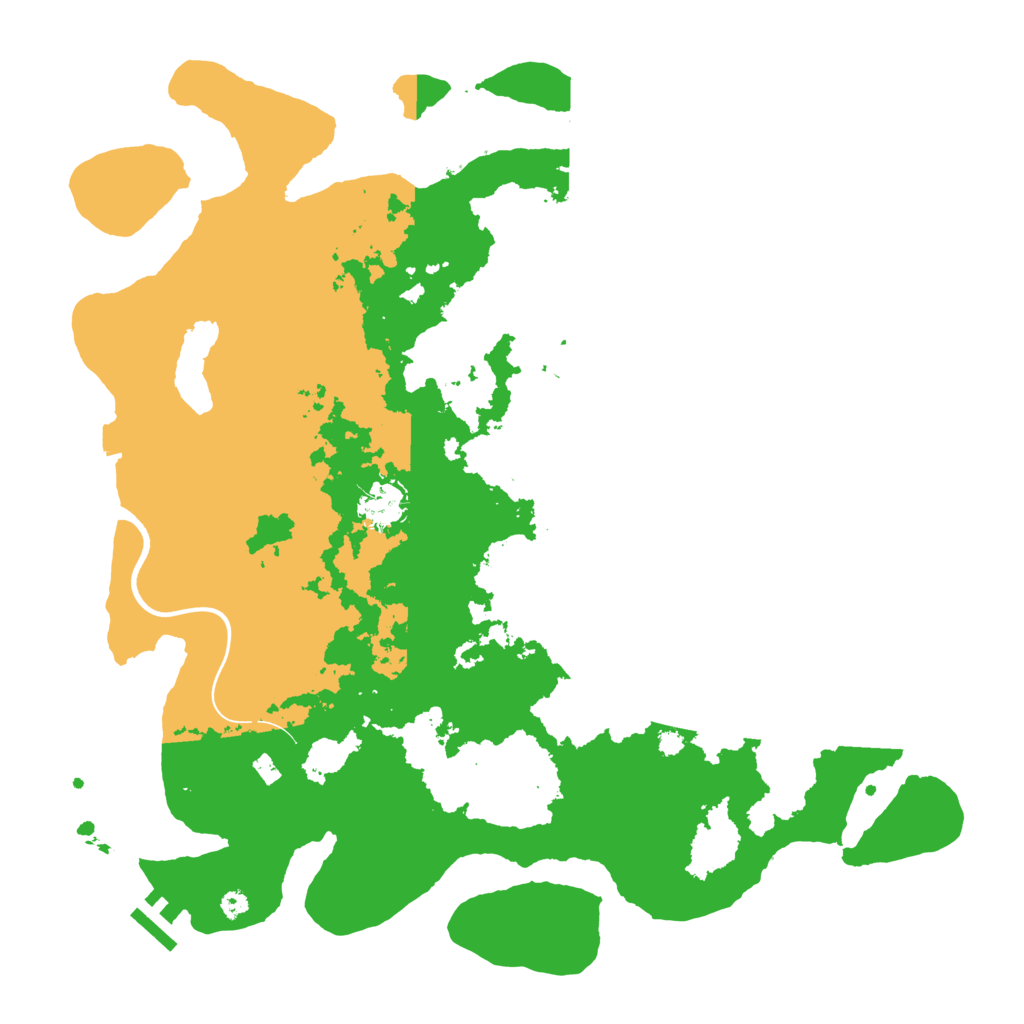 Biome Rust Map: Procedural Map, Size: 3800, Seed: 319067