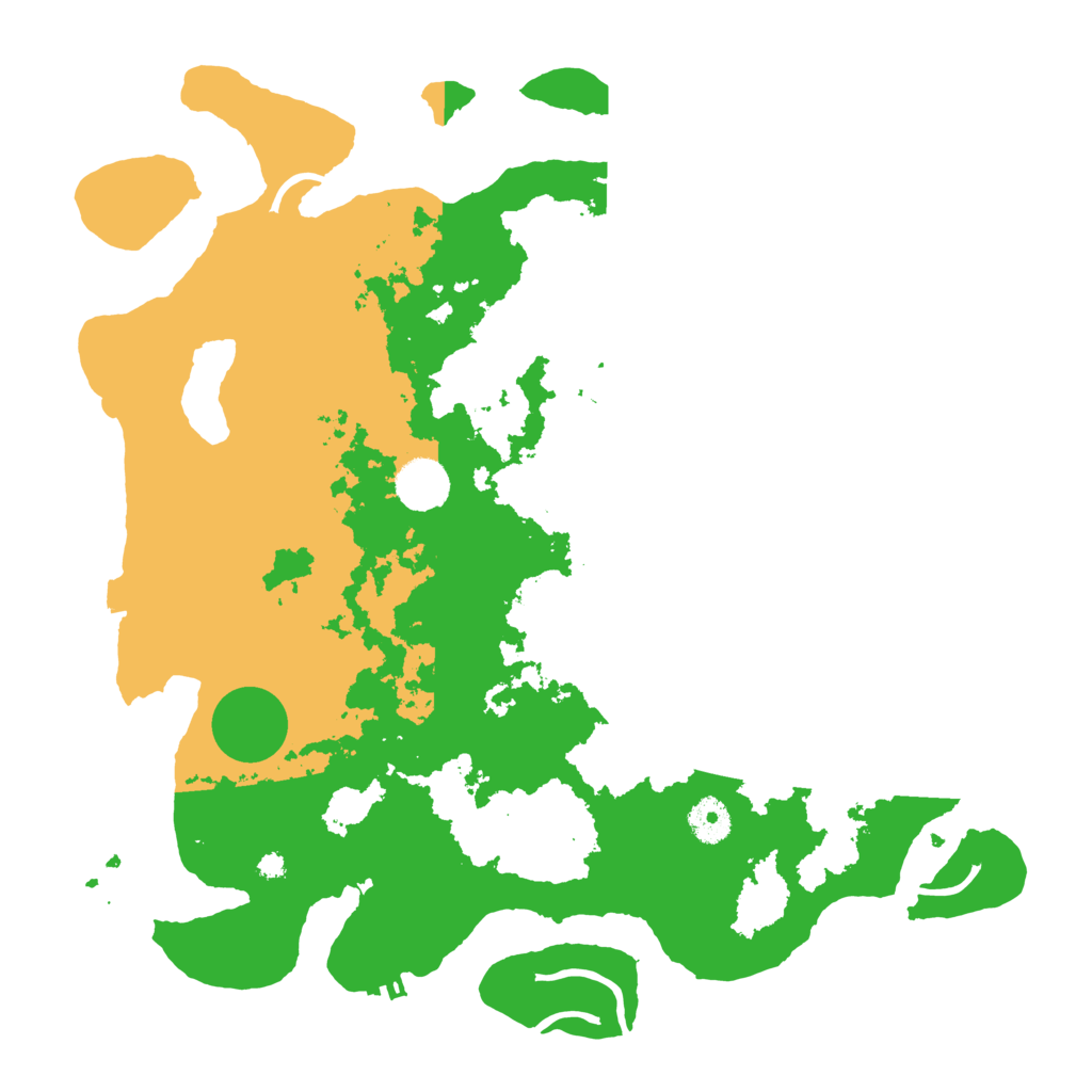 Biome Rust Map: Procedural Map, Size: 3800, Seed: 319067