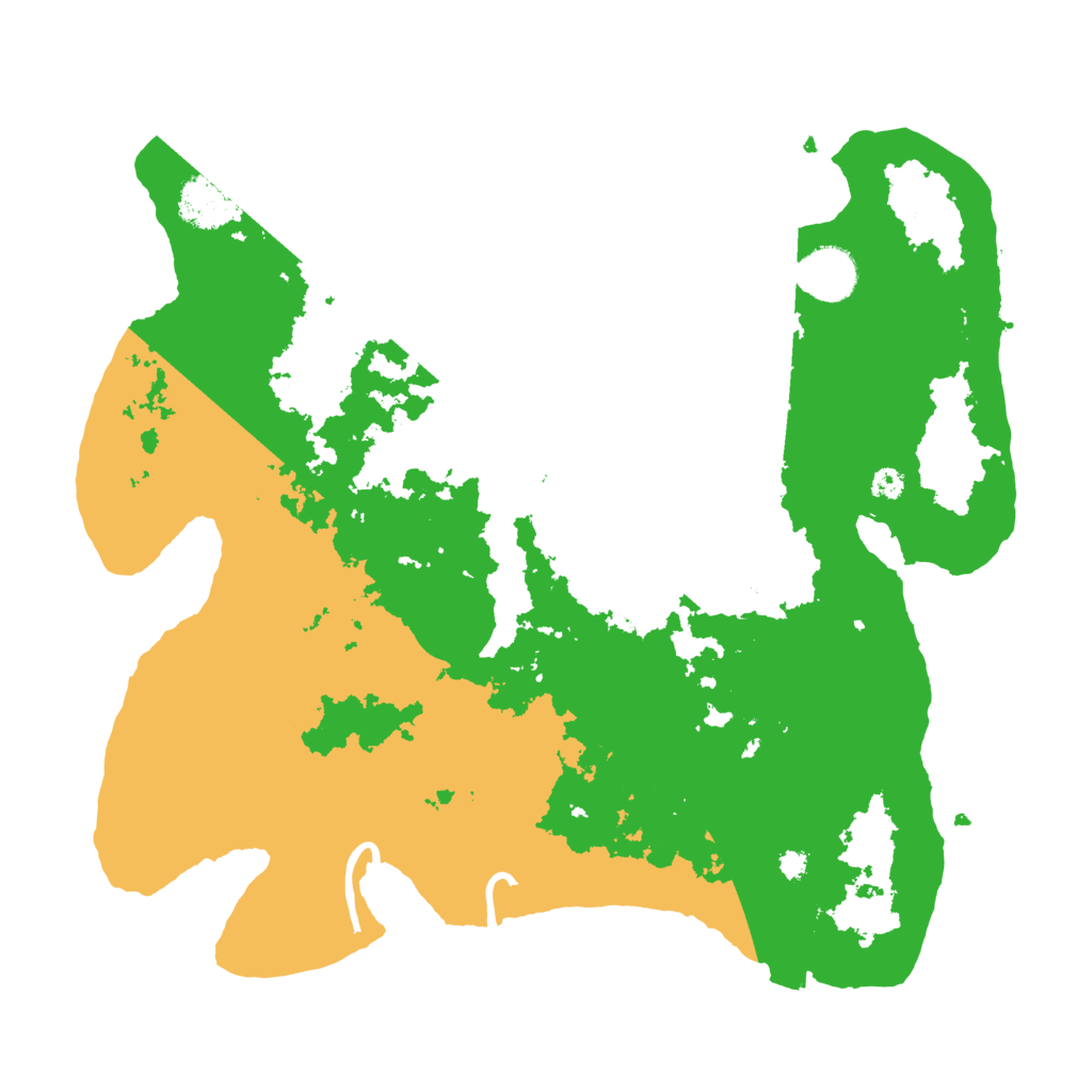Biome Rust Map: Procedural Map, Size: 3500, Seed: 413945067