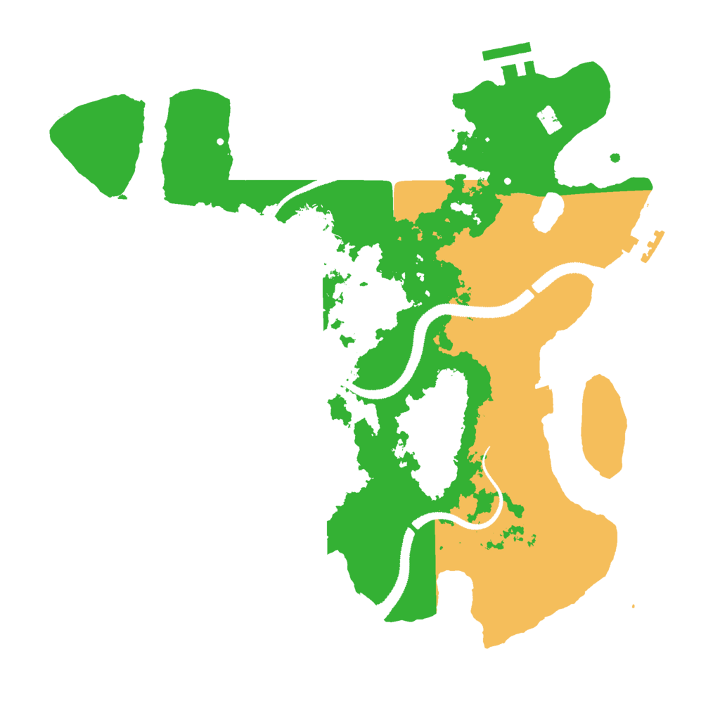 Biome Rust Map: Procedural Map, Size: 3000, Seed: 1586676111