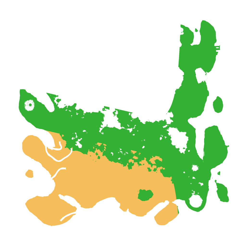 Biome Rust Map: Procedural Map, Size: 3500, Seed: 602597275