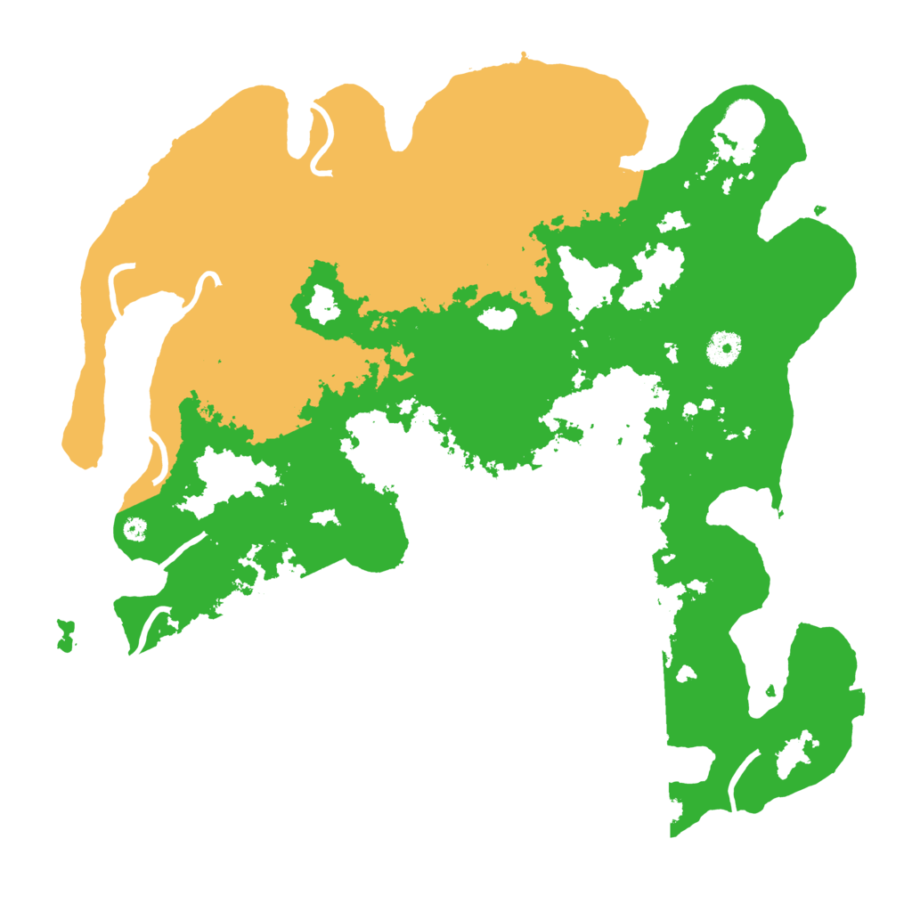 Biome Rust Map: Procedural Map, Size: 3950, Seed: 29057640