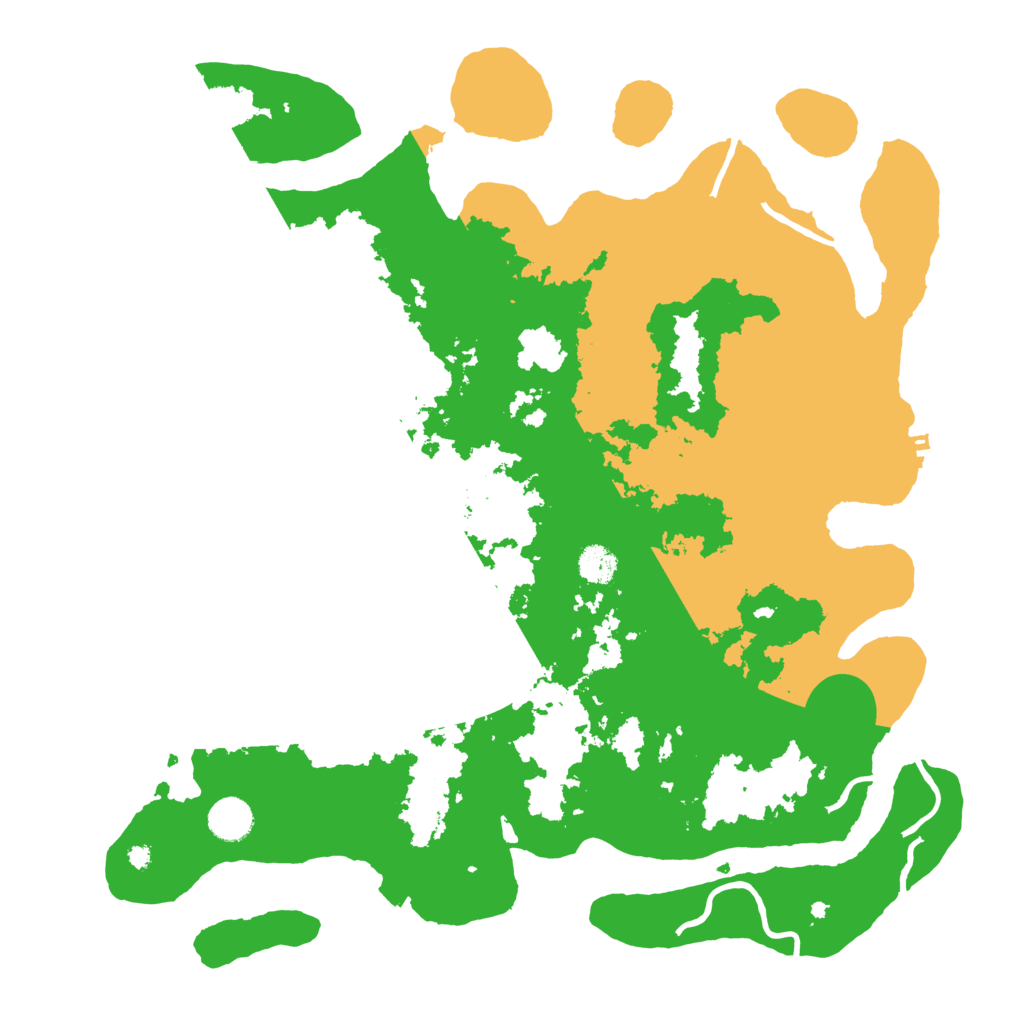 Biome Rust Map: Procedural Map, Size: 4100, Seed: 93601858