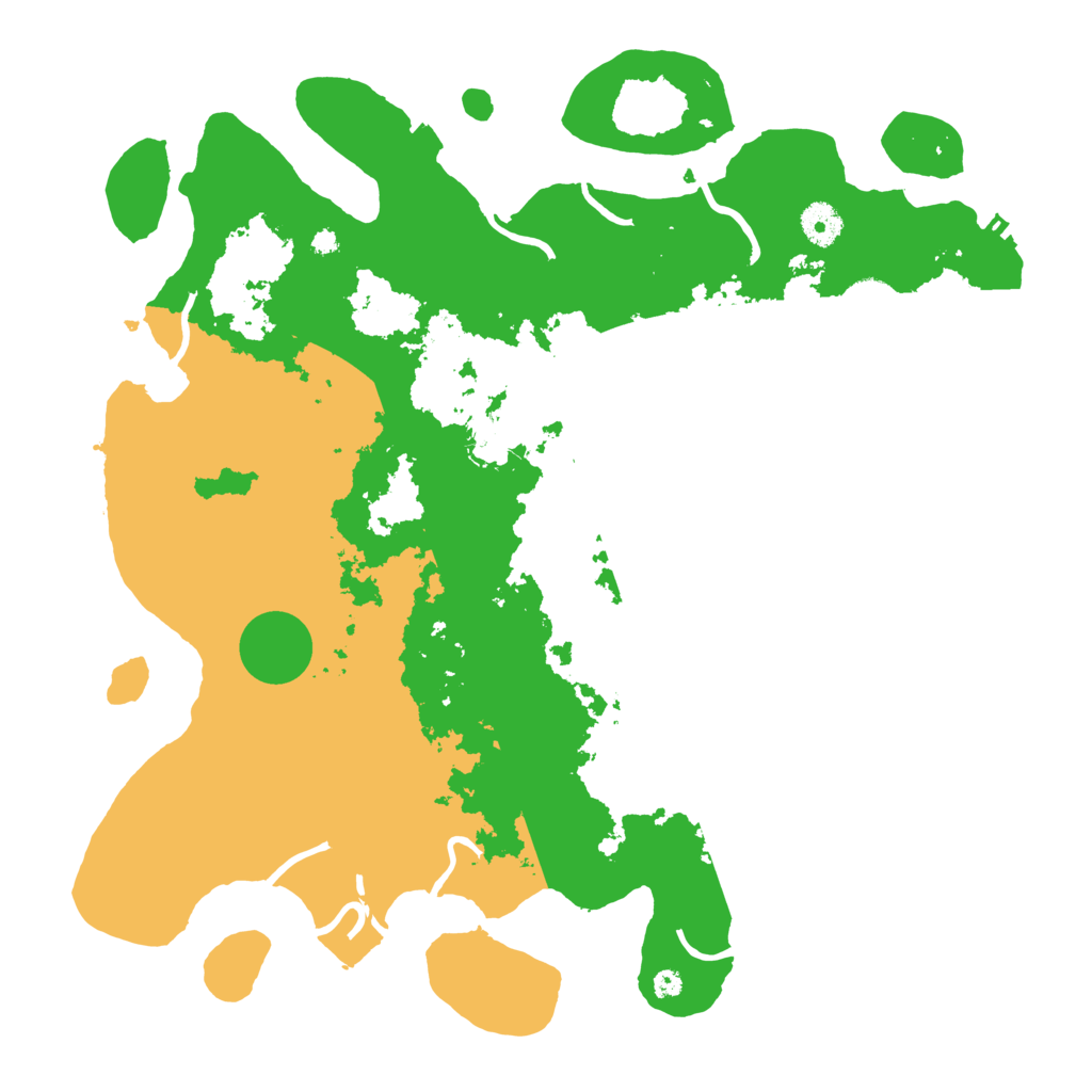 Biome Rust Map: Procedural Map, Size: 3950, Seed: 77001455