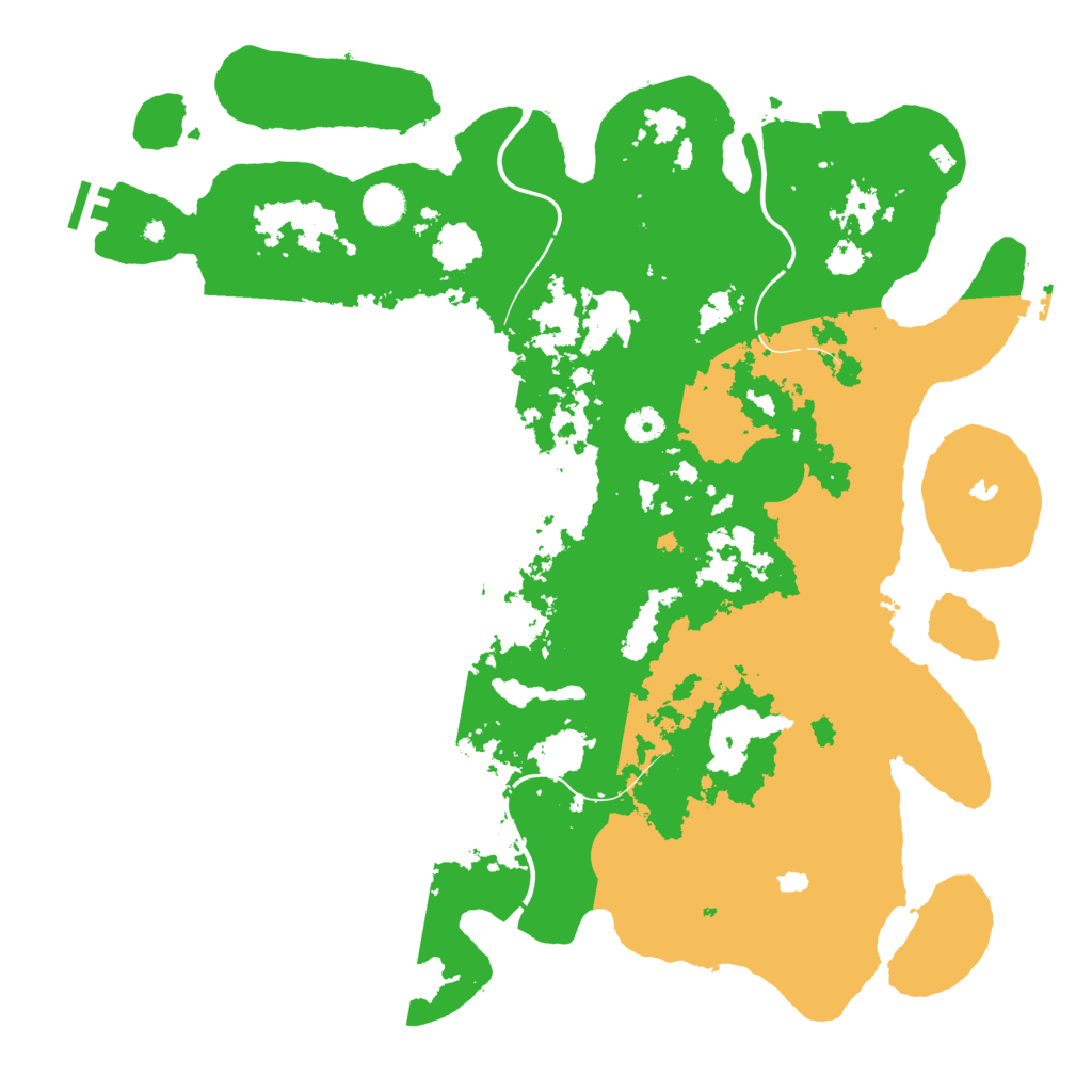 Biome Rust Map: Procedural Map, Size: 4500, Seed: 1603550540