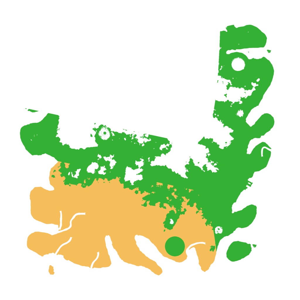 Biome Rust Map: Procedural Map, Size: 4000, Seed: 83404231