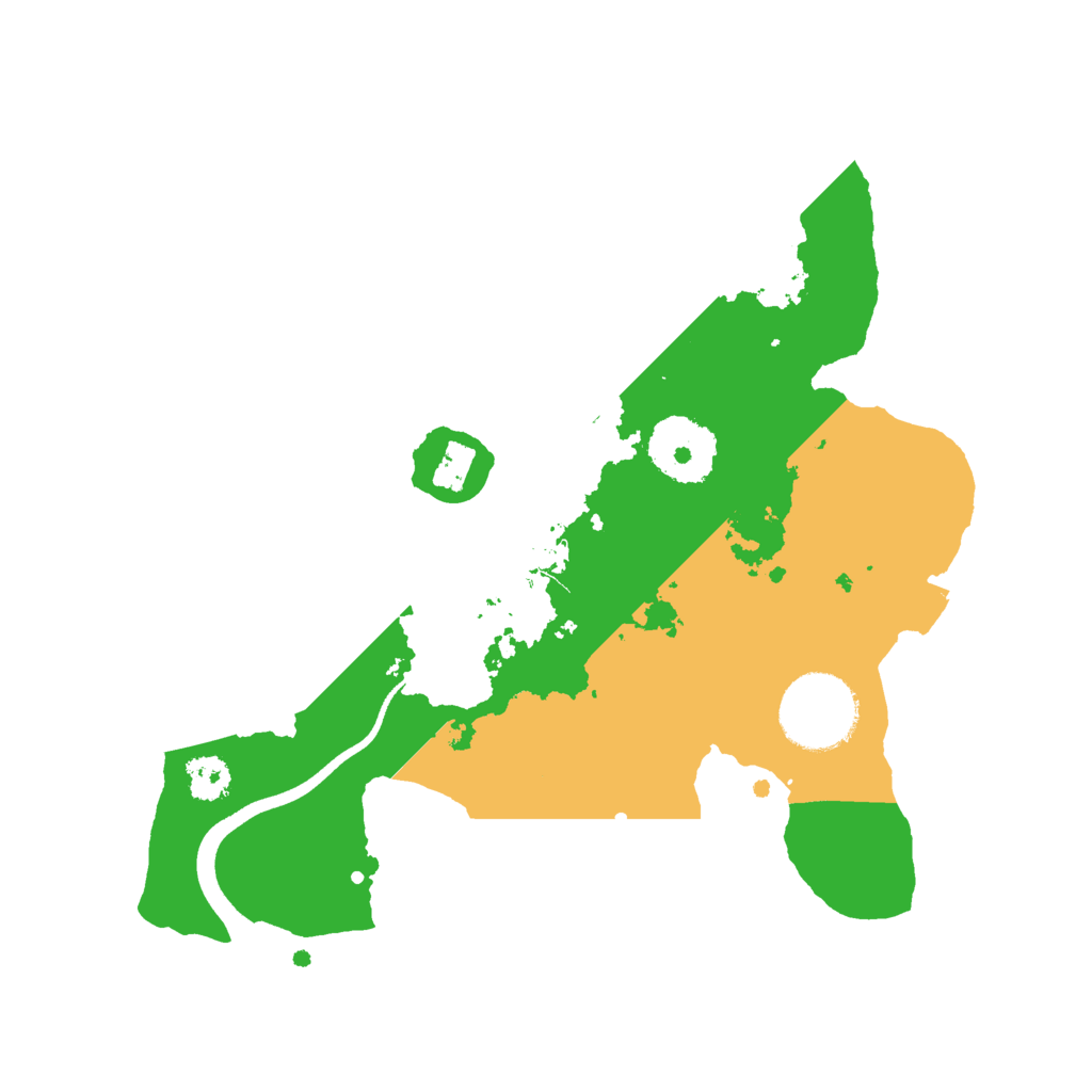 Biome Rust Map: Procedural Map, Size: 2500, Seed: 567089431