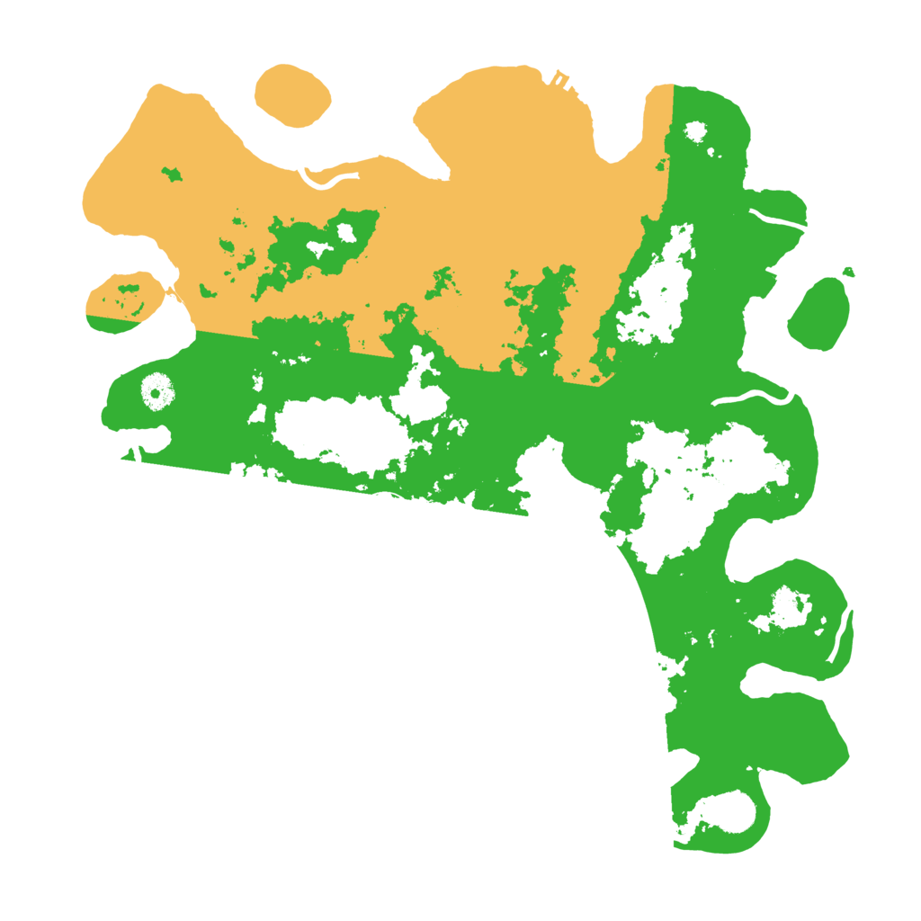 Biome Rust Map: Procedural Map, Size: 3950, Seed: 27202329