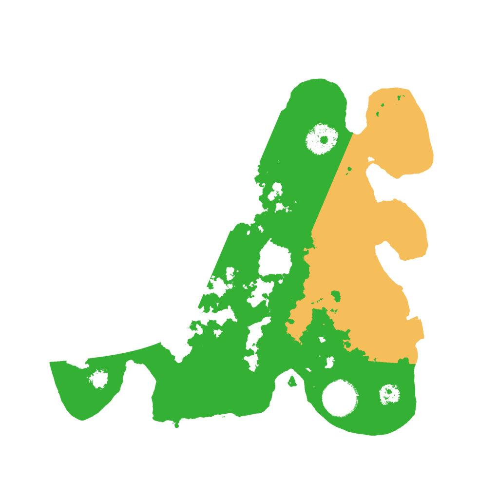 Biome Rust Map: Procedural Map, Size: 2500, Seed: 7856756