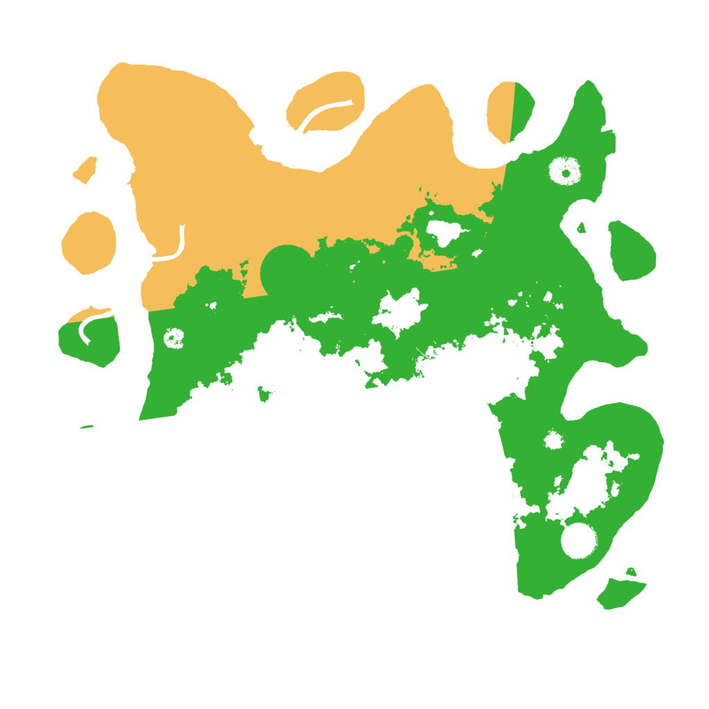 Biome Rust Map: Procedural Map, Size: 3500, Seed: 62674