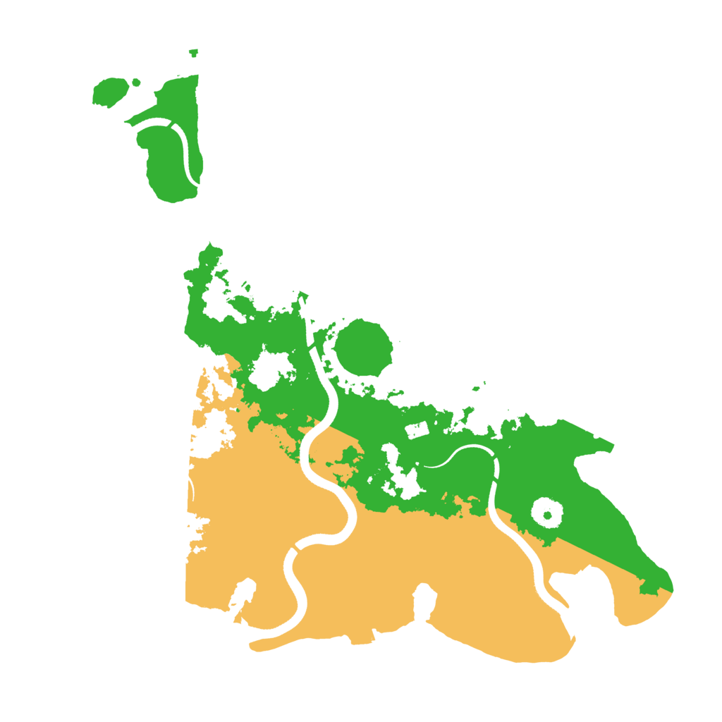 Biome Rust Map: Procedural Map, Size: 3500, Seed: 2130895295