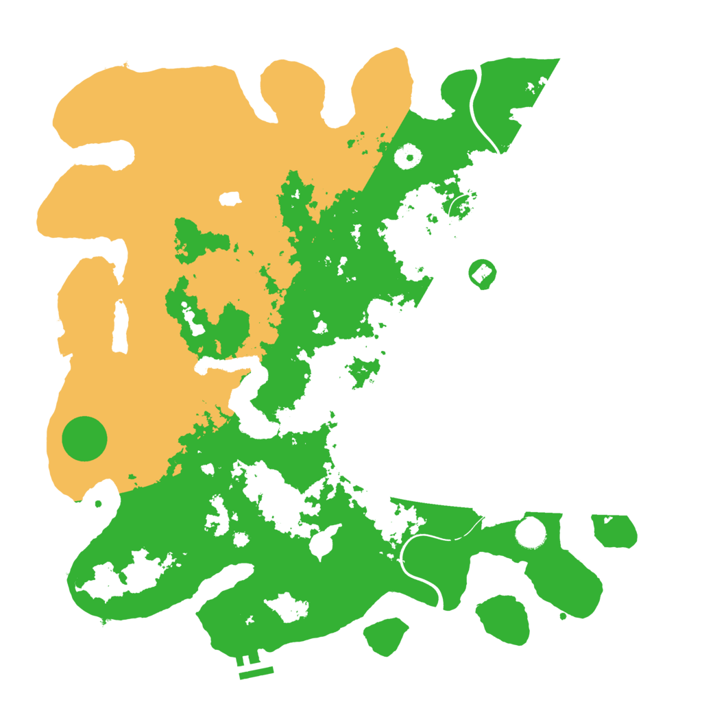 Biome Rust Map: Procedural Map, Size: 4100, Seed: 26127066