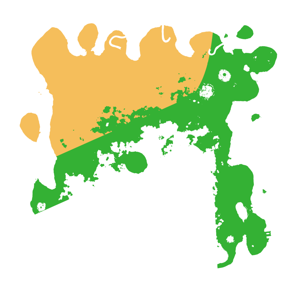 Biome Rust Map: Procedural Map, Size: 3650, Seed: 83474518