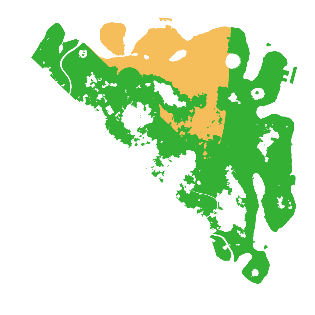 Biome Rust Map: Procedural Map, Size: 3750, Seed: 38869921