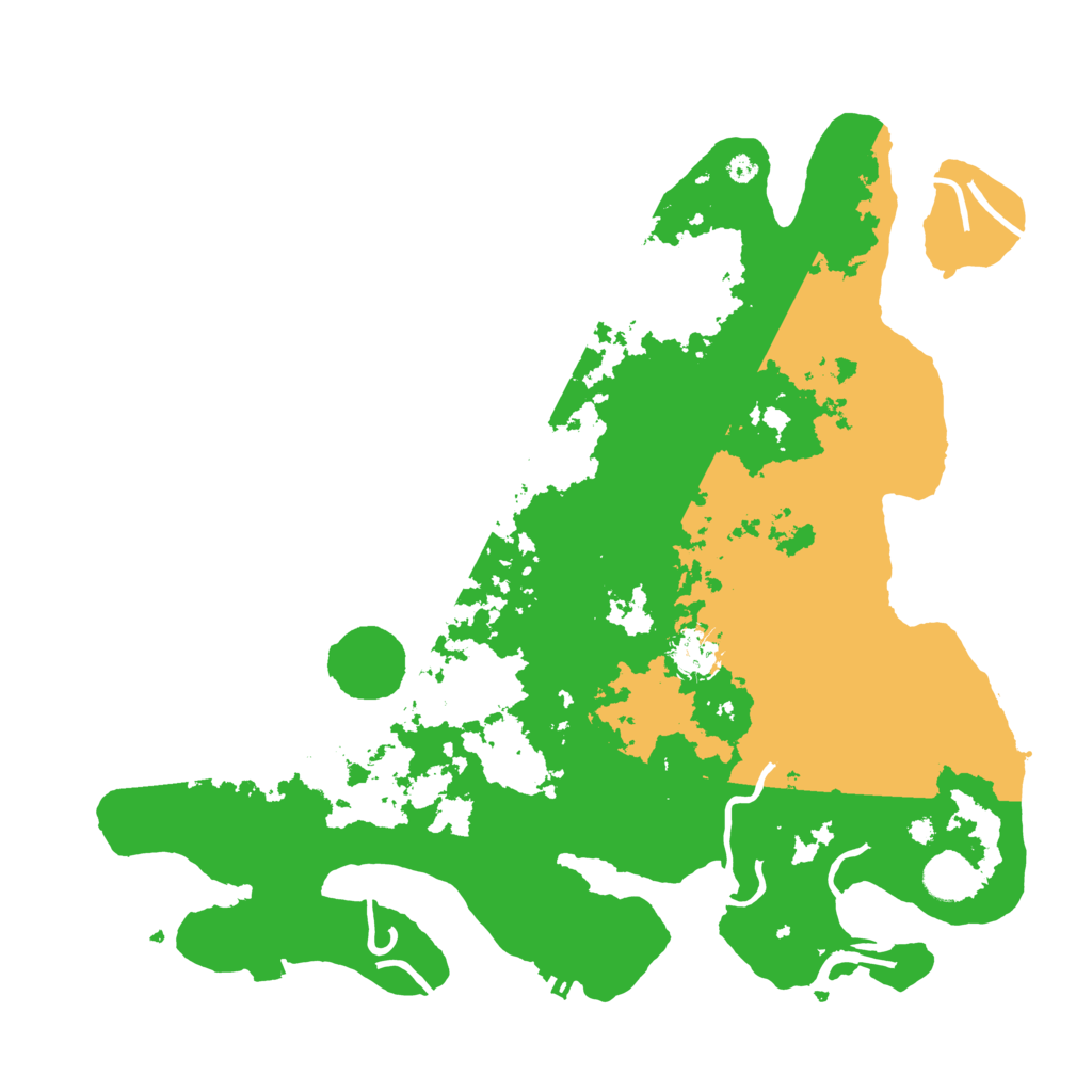 Biome Rust Map: Procedural Map, Size: 3950, Seed: 45726651