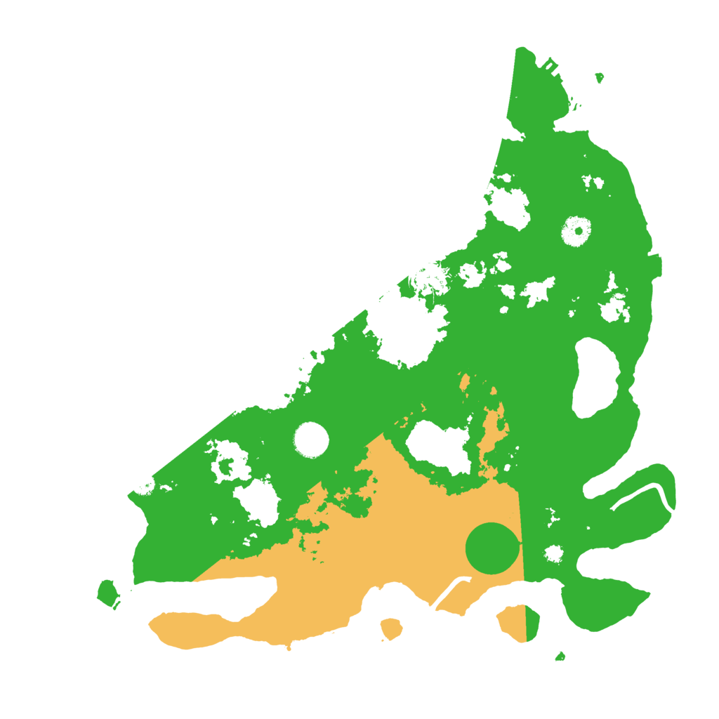 Biome Rust Map: Procedural Map, Size: 3650, Seed: 66929168