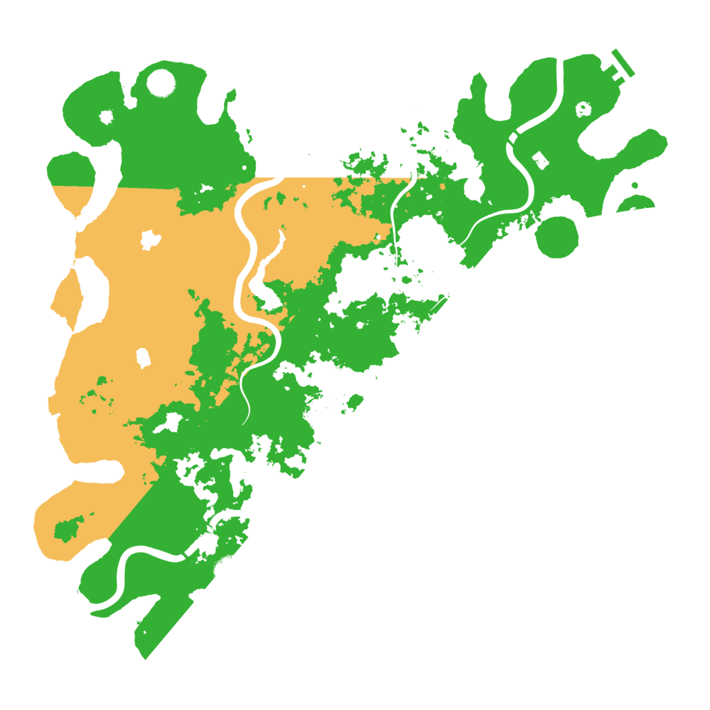 Biome Rust Map: Procedural Map, Size: 4500, Seed: 810674028