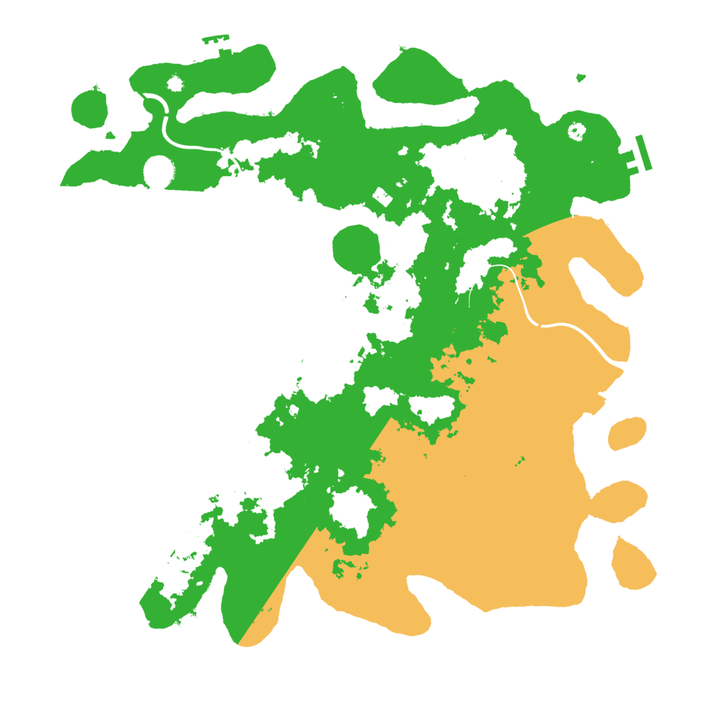 Biome Rust Map: Procedural Map, Size: 3950, Seed: 94876120