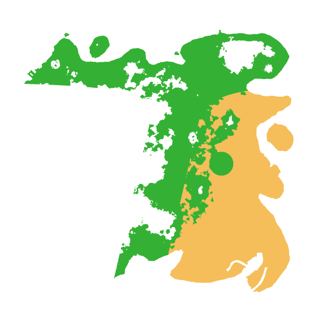 Biome Rust Map: Procedural Map, Size: 3500, Seed: 42909968