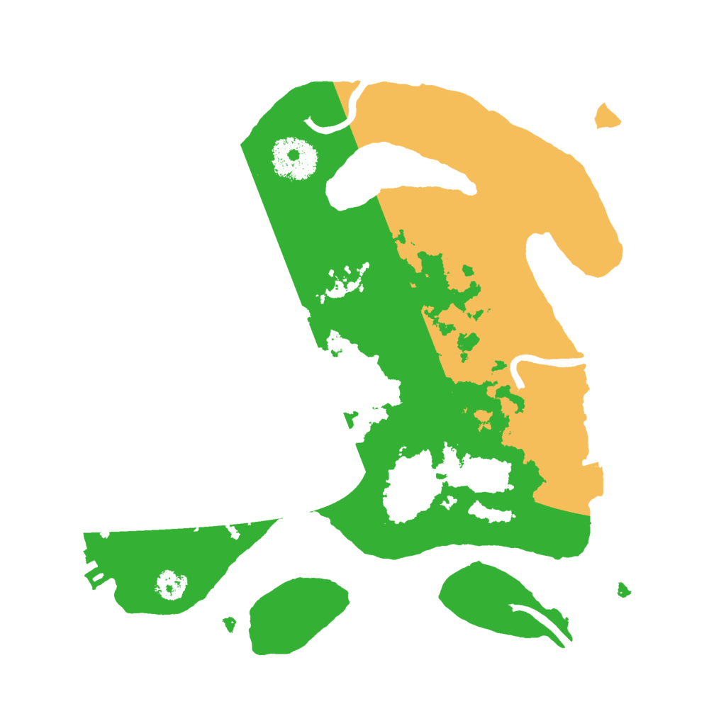 Biome Rust Map: Procedural Map, Size: 2500, Seed: 1631234866