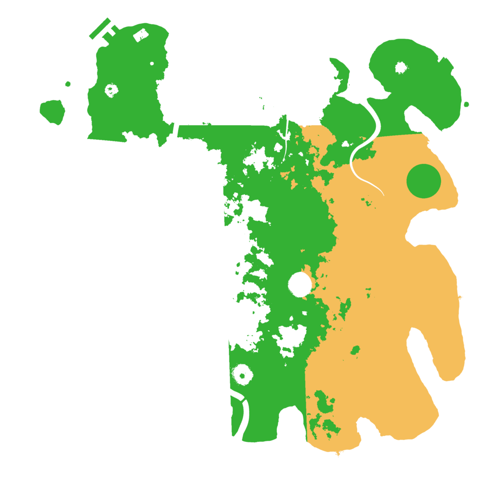 Biome Rust Map: Procedural Map, Size: 3850, Seed: 42531031
