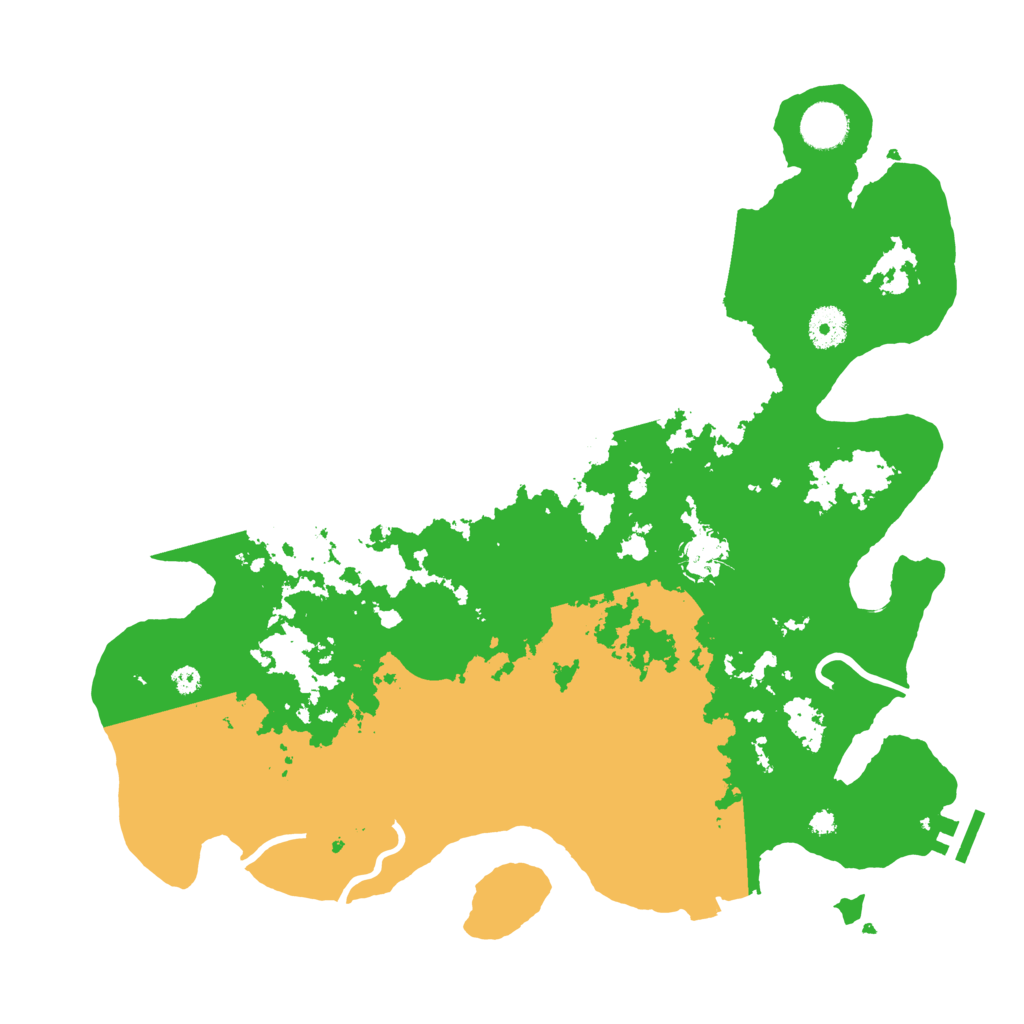 Biome Rust Map: Procedural Map, Size: 3800, Seed: 642675840