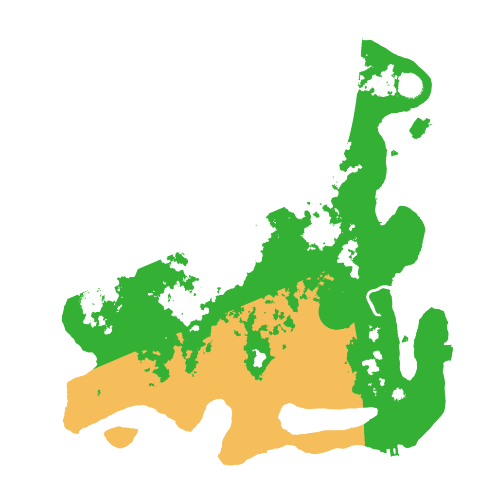 Biome Rust Map: Procedural Map, Size: 3650, Seed: 76587113