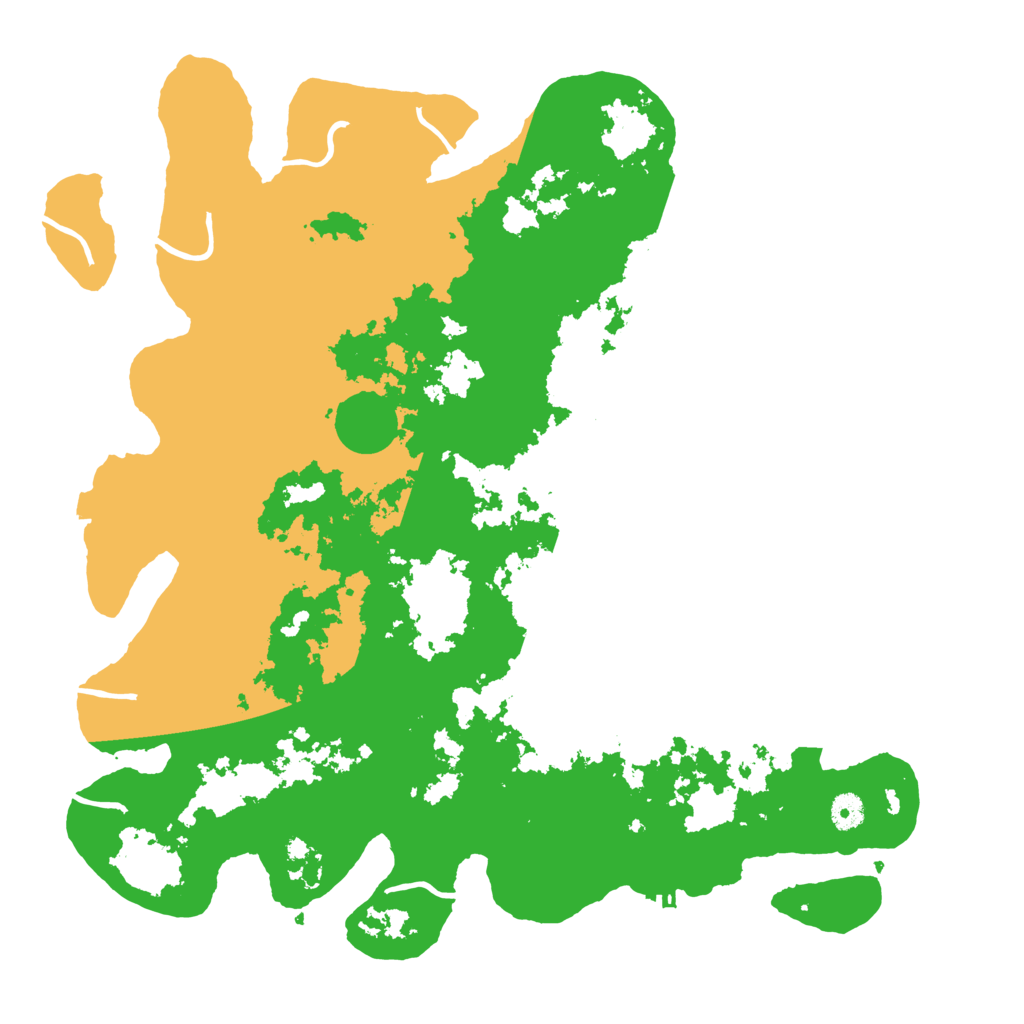 Biome Rust Map: Procedural Map, Size: 4400, Seed: 39777121