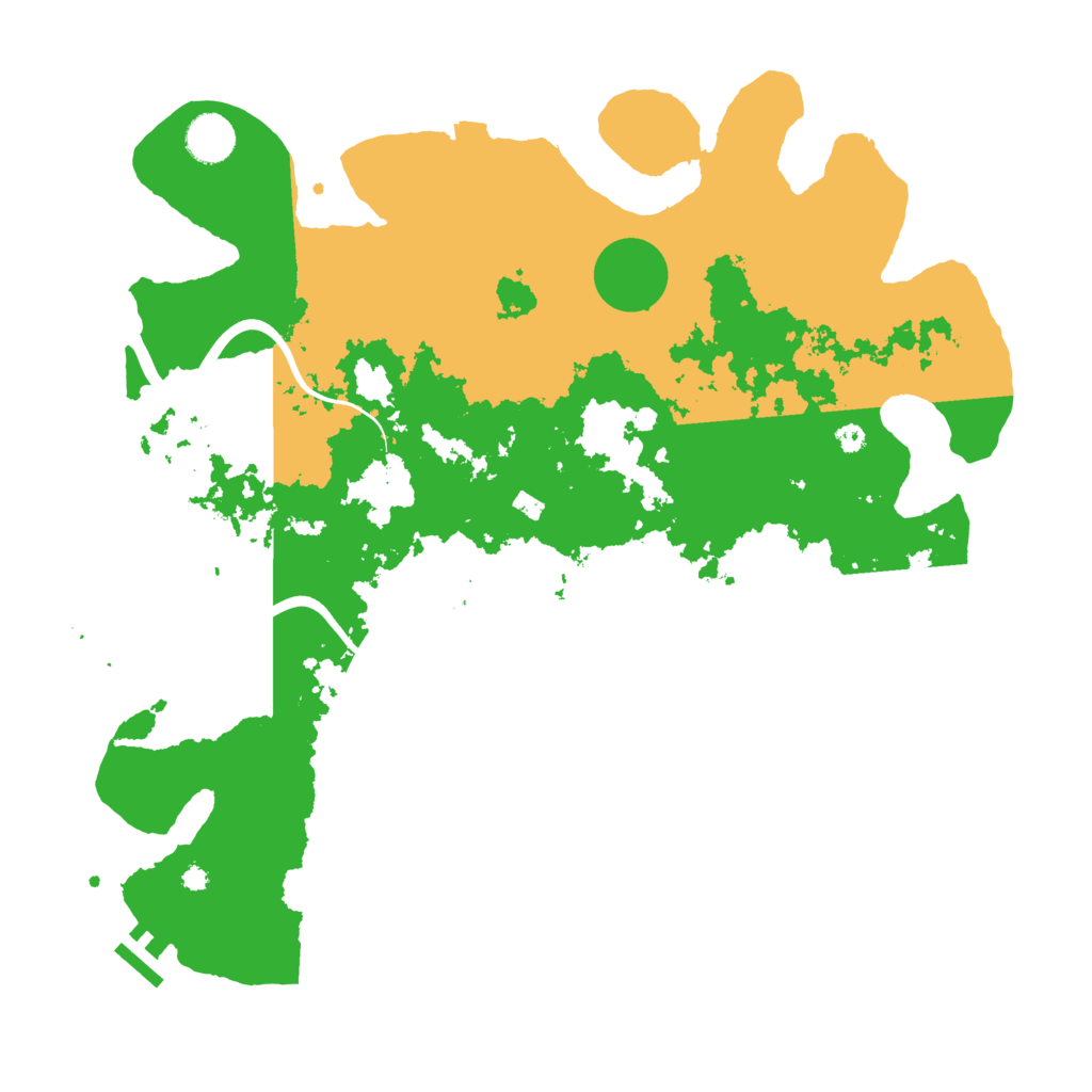Biome Rust Map: Procedural Map, Size: 3900, Seed: 83454578
