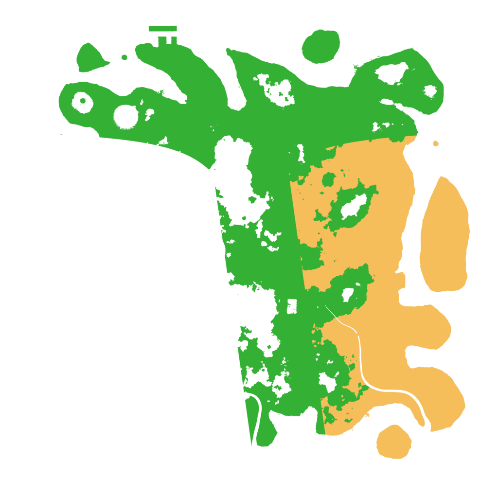 Biome Rust Map: Procedural Map, Size: 3600, Seed: 64327940